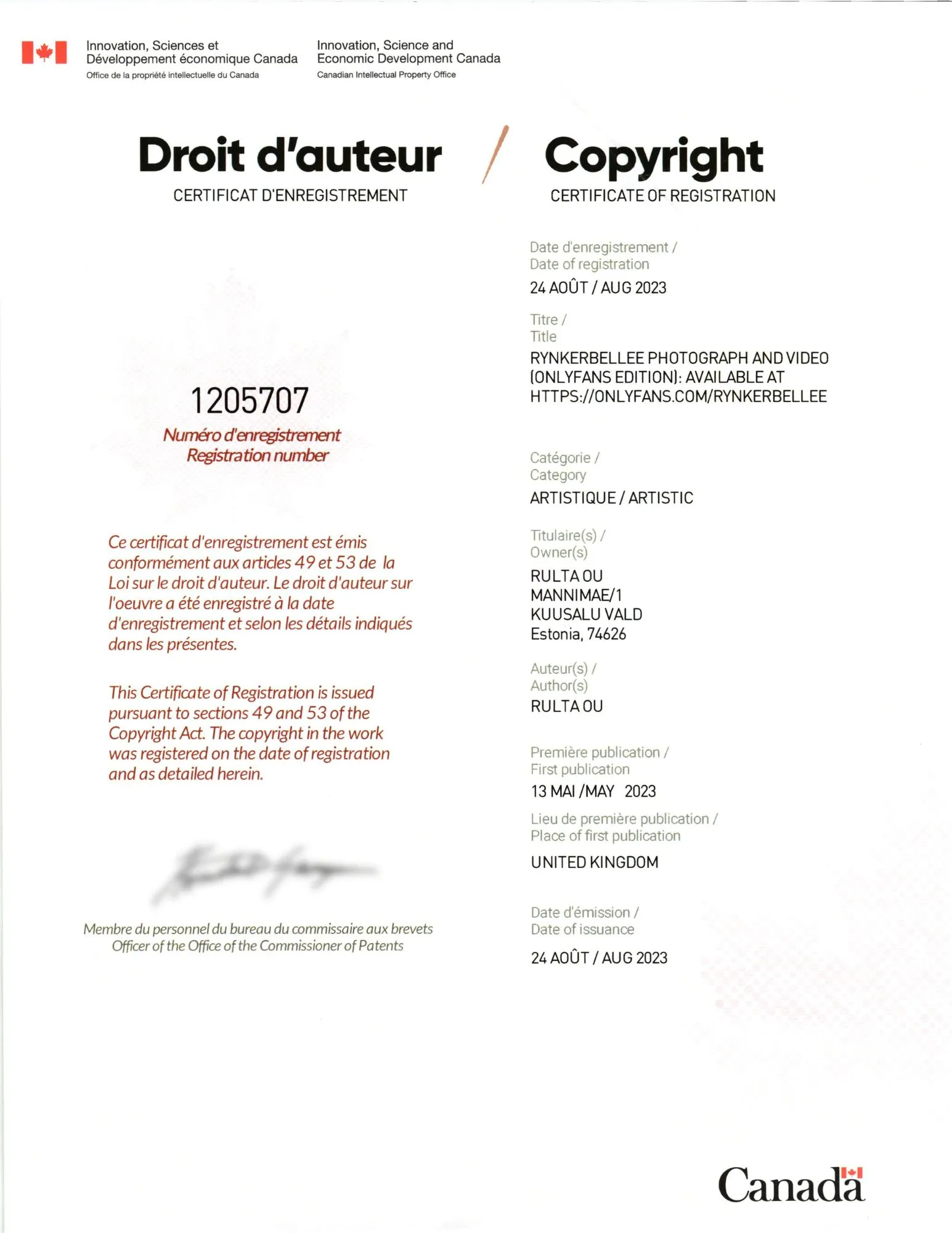 Get Copyright Registered with Rulta