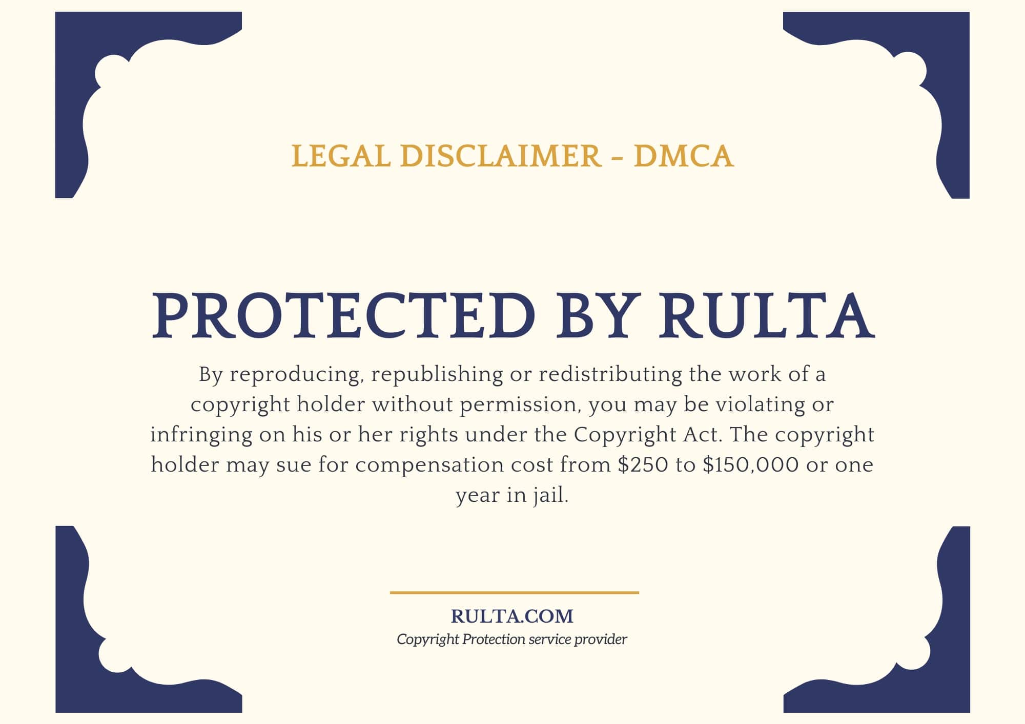 DMCA Protected by Rulta - Style 2
