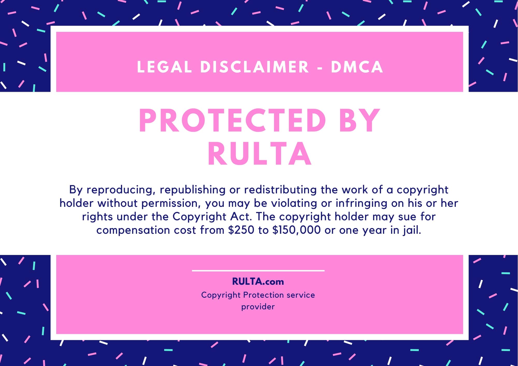 DMCA Protected by Rulta - Style 3
