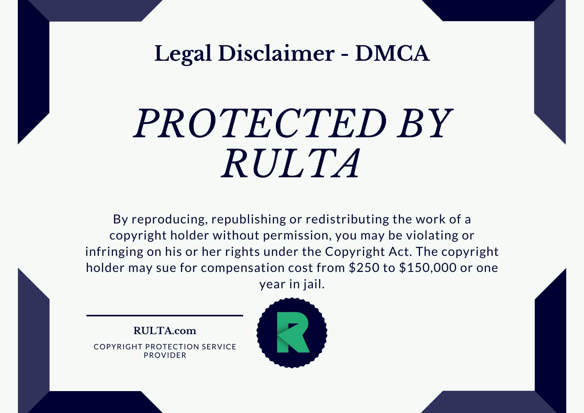 DMCA Protected by Rulta - Style 8