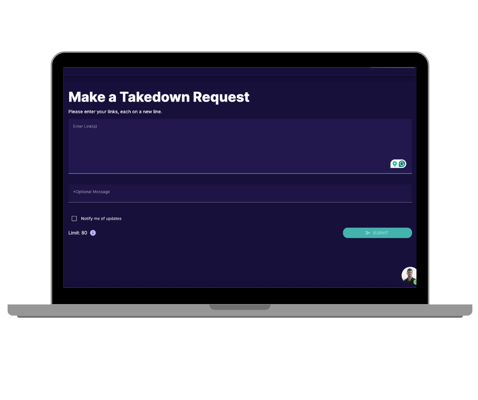 How Can I Make a Takedown Request - Rulta Dashboard