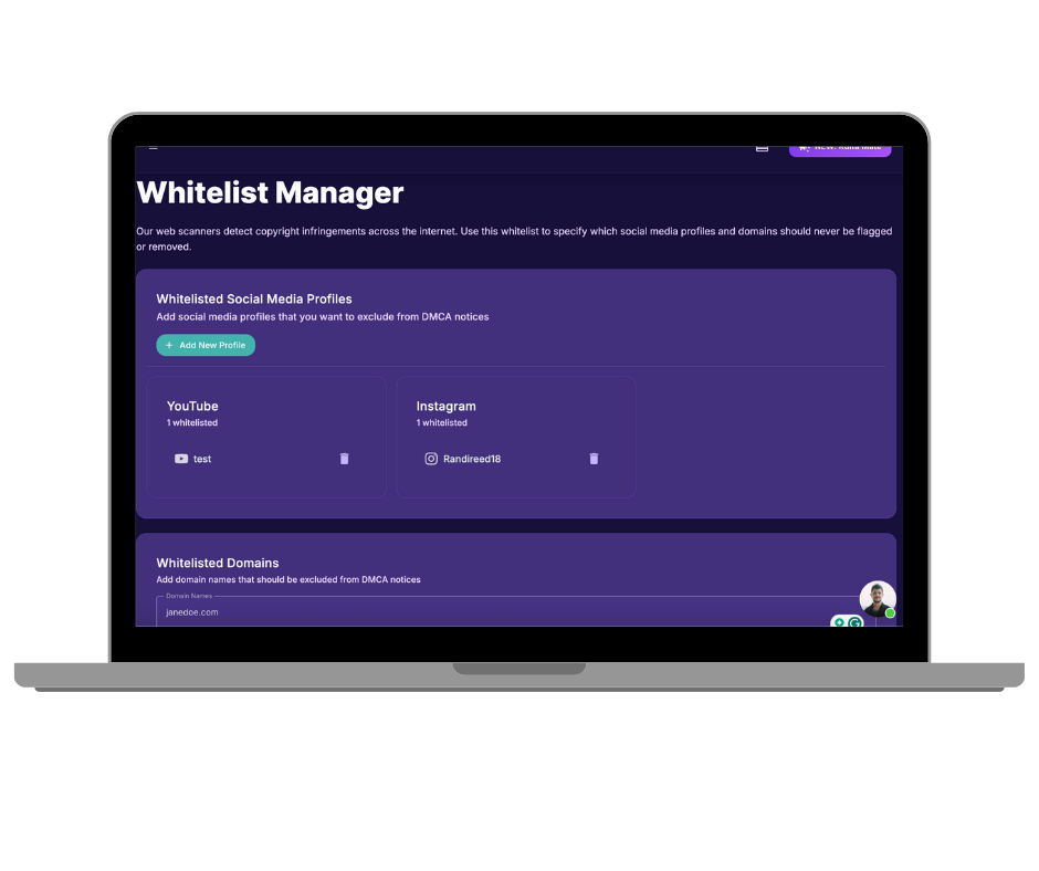 Whitelist Settings - Rulta Dashboard